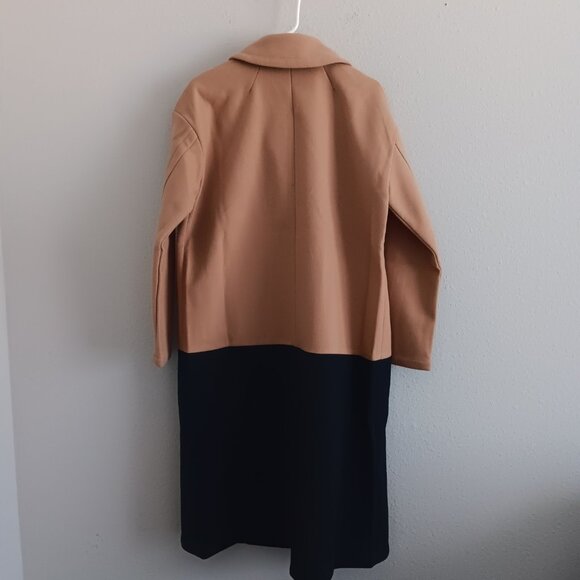 Carla Rockmore Collection REG The Muse Color Blocked Coat - Size Small a670442 - Picture 7 of 8